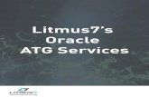 Litmus7’s Oracle ATG Services Supporting Content/Oracle ATG services .pdfCommerce implementation clients. If you are on an earlier version Oracle ATG Commerce and need to upgrade,