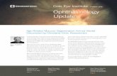 Ophthalmology Update - Cleveland Clinic · 2 Ophthalmology Update | Summer 2008 Study Examines LUCENTIS® in Patients with DME Diabetic macular edema (DME) is the leading cause of
