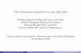 The innovation premium to low skill jobs - Banca d'Italia · al. (2015) that more innovation generates inequality and the ndings of Song et al. (2017) that wage inequality is mostly