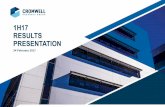 1H17 RESULTS PRESENTATION CMW –1H17 Results 2 Important Information & Disclaimer This presentation including its appendices (Presentation) is dated 24 February 2017 and has been