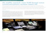 Air traffic control: new VoIP-based voice communications ...€¦ · analog audio interface, TDM-based voice communications systems or conventional telecommunications networks. Single