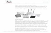 Cisco Aironet Wireless Access Points - V-INGENIERIE · 2019-02-12 · Cisco Aironet Wireless Access Points As WLAN deployments expand, security, scalability, reliability, ease of