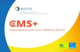 Расширения для Cisco Meeting Server.RU.pdf · Профилирование(Q4 2020) Отчетность(Q4 2020) Cisco Aurus. Больше чем ... • оповещение