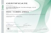 CERTIFICATE - Control Medical Technologyaspirationmedical.com/press/control-cert-3-2016.pdf · Certificate effectivedate: 22March2016 Certified since: 15January2016. Title: Microsoft