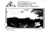 User Guide to the q 5' Canadian Forest Fire Behavior ...cfs.nrcan.gc.ca/bookstore_pdfs/26083.pdf · fire danger rating called the Canadian Forest Fire Behavior (or Behavior Rating)