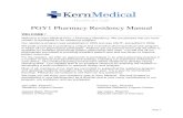 Health for Life - Kern Medical...Health for Life . PGY1 Pharmacy Residency Manual . WELCOME ! ... Kern Medical Center has established a primary care clinic based on managed care principles