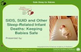 SIDS, SUID and Other Sleep-Related Infant Deaths: Keeping ...Safe Sleep for Babies Revised 2014 Overview • Definition of Sudden Infant Death Syndrome (SIDS), Sudden Unexpected Infant