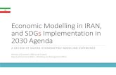 Economic Modeling in Iran14.9.942 - UN ESCAP · 2015-12-17 · Economic Models in Iran Due to the superior position of general equilibrium models to partial equilibrium models, a