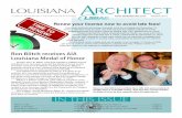 LOUISIANA - LSBAEConference in Baton Rouge on September 11, 2015. Blitch is a Fellow of the AIA, past national president of the National Council of Architectural Registration Boards,