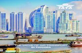 IN PANAMATRANSPORT & FOREIGN TOURISTS ARRIVING BY AIR $8.5 BILLION GROSS VALUE ADDED CONTRIBUTION TO GDP BILLION GROSS VALUE ADDED 238,000 JOBS SUPPORTED BY THE AIR TRANSPORT SECTOR