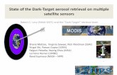 State of the Dark-Target aerosol retrieval on multiple ... · •For DT retrieval, very few overall changes –Terra-Aqua difference remains ~ 0.015 or 20% –Drifting of this difference