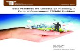 Best Practices for Succession Planning in Federal Government … · 2017-12-11 · 5 BeSt PracticeS for SucceSSion PLanning in federaL government Stemm PoSitionS This report outlines