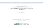 Final Guidance for Determining Net Ecological Benefit · Final Guidance for Determining Net Ecological Benefit . Publication 19-11-079 5 July 2019 • Net Ecological Benefit Determination: