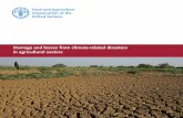 Damage and losses due to weather and climate-related ... · climate-related disasters in developing countries between 2003 and 2013 indicate that crop and livestock production losses