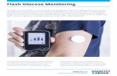 Flash Glucose Monitoring - Diabetes Canada · • Flash glucose monitoring may be offered to people with insulin-treated diabetes to decrease time spent in ... Flash glucose-sensing