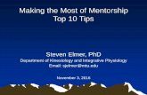 Making the Most of Mentorship Top 10 Tips · Making the Most of Mentorship Top 10 Tips. From the Archives My 2005 URIP Project. Experiences Working with Undergraduate Students “Remember