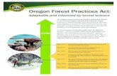 Oregon Forest Practices ActLegislature adopted the Forest Practices Act, setting standards for building and maintaining roads, harvesting, applying pesticides and replacing harvested