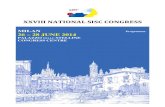 XXVIII NATIONAL SISC CONGRESS Programme Milan... 2014/06/06 ¢  XXVIII National SISC Congress PRATO Via