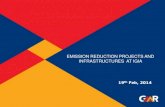 EMISSION REDUCTION PROJECTS AND INFRASTRUCTURES AT …€¦ · Energy Efficiency Energy Management System for Energy Conservation - ISO 50001:2011- Solid/ Hazardous/ Battery/ E- Waste