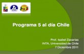 Programa 5 al día Chile - Food and Agriculture Organization...5 al dÍa medios de comunicaciÓn puntos de venta comunidad investigaciÓn escuelas mapa de acciones corporación 5 al