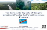The Democratic Republic of Congo’s - Climate …...1 The Democratic Republic of Congo’s Investment Plan for the Forest Investment Program Victor Kabengele Ministry of Environment,