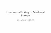 Human trafficking In Medieval Europe Medieval Human Trafficking and Economics â€¢ Human trafficking
