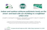 Indoor and outdoor airborne pollutants levels on the ... · Materials and Methods – Study design 6 Indoor and outdoor airborne pollutants levels on the street- and back-side of