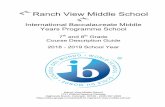 Ranch View Middle School · In the fall of 2012, Ranch View Middle School received accreditation through the International Baccalaureate Organization as a World School - Middle Years