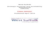 West Suffolk Strategic Housing Land Availability ... · Review Report publication, (August 2015). Site reference Settlement Location Reason for removal B/08 Brandon Evergreen, Bury