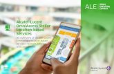 OmniAccess Stellar Location-based Services · Alcatel-Lucent OmniAccess Stellar Location-based Services May 2018 Alcatel-Lucent OmniAccess Stellar Location-based Services An overview