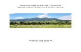 Montana State University Bozeman Mental Health Resources ... Protocol 2018-19.pdf · Montana State University – Bozeman Mental Health Resources & Crisis Protocol Introduction This