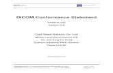 DICOM Conformance Statement - ZEISS...A packet (piece) of a DICOM message sent across the network. Devices must specify the maximum size packet they can receive for DICOM messages.