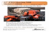 12” PTO Shaving Mill Model # 14024 · If you sell shavings for $10 per cubic yard you will gross $148 per ton of wood. Our 12” Shaving Mill produces 8 Cubic Yards of shavings