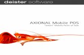 Axional Mobile POS EN - Deister software · It also includes functions for EDI6 data interchange with central systems of “El Corte Inglés” stores. DATA ANLYSIS Sales integration