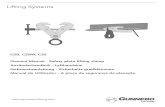 Lifting Clamps - User manual CSB CSBW CSS A5 EN TY SV PO instruction/User... · - lifting work, where the lifting clamp is used as a lifting point. CSS The CSS bulb screw clamps have