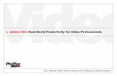 Real-World Productivity For Video Professionals · 2013-05-06 · Liquify feature in one major way: performance. While Liquify has always provided significant creative potential for