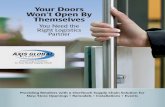 Your Doors Won’t Open By Themselves · 2018-02-15 · Your Doors Won’t Open By Themselves You Need the Right Logistics Partner ... Axis Global Logistics Worldwide Retail Services