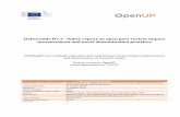 Deliverable D7.3 - Policy report on open peer review ...€¦ · Deliverable D7.3 - Policy report on open peer review, impact measurement and novel dissemination practices OPENingUP