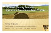 03 T-AGG Update - USDA€¦ · greenhouse gas (GHG) mitigation for the agricultural sector. Side-by-side assessment of biophysical and economic agggp;ricultural GHG mitigation potential;