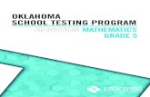 OKLAHOMA SCHOOL TESTING PROGRAM€¦ · Test Blueprint OKLAHOMA SCHOOL TESTING PROGRAM TEST BLUEPRINT MATHEMATICS This blueprint describes the content and structureo f an assess numberof