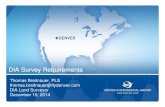 DIA Survey Requirements - Denver International Airportbusiness.flydenver.com/bizops//documents/BIM_Survey_Requirements.pdfLevel of Development Matrix ─Organized by UNIFORMAT II –