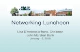 Networking Luncheon - Microsoft · LinkedIn Tips for Professional, Networking & Business Marketing Customize your public profile URL. Add a LinkedIn background photo to your personal