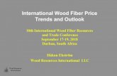 International Wood Fiber Price Trends and Outlook · Wood Resources International Wood Fiber Markets –US South • Increased Lumber Production • Expanding Pellet Sector • Past