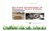 On-Farm Production of Biomass Grass Pellets · 6 | On-Farm Production of Biomass Grass Pellets Wood Crest Farm This case study takes a look at a farm that grows switchgrass and manufactures