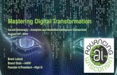 Mastering Digital Transformation - Carroll University...Mastering Digital Transformation Carroll University –Analytics and Business Intelligence Consortium August 16th, 2019 Brent