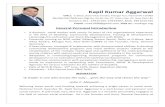 Kapil Kumar Aggarwal - vssdngo.org...Kapil Kumar Aggarwal is a well-known entrepreneur and social activist. A self-made man, Shri K.K. Aggarwal is a versatile personality engaged in