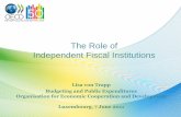 The Role of Independent Fiscal Institutions · the Congressional Budget and Impoundment Control Act by which Congress sought to reassert its constitutional “power over the purse”