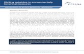 Shifting subsidies to environmentally beneficial measures · 2 Oceana: Shifting subsidies towards environmentally beneficial measures Box 1: Oceana’s recommendations for the EMFF