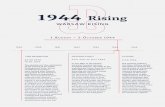 1944 Rising - Hi-Story Lessons · 1944 Rising WARSAW RISING CORE INFORMATION 27.09.1939 19.01.1945 The uprising was the culmination of the actions of the Polish Underground State,