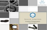 Investor Presentation - Nocil Limited · Investor Presentation February 2017. Safe Harbor This presentation and the accompanying slides (the “Presentation”),which have been prepared